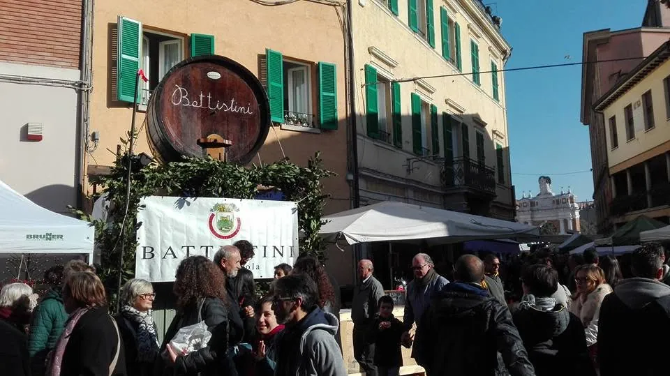 La botte Battistini alla sagra di Santarcangelo