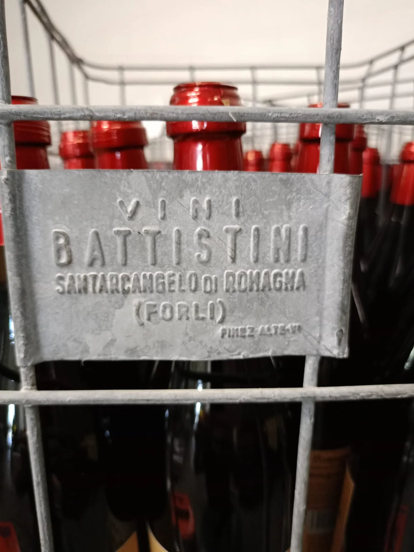 Targa storica Vini Battistini Santarcangelo di Romagna
